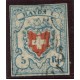 SUIZA CLASICO RAYON 1 ESTAMPILLA DE 1851 Yv 20 HERMOSA LUJO TOTAL 150 EUROS MUY RARA ASI !!!